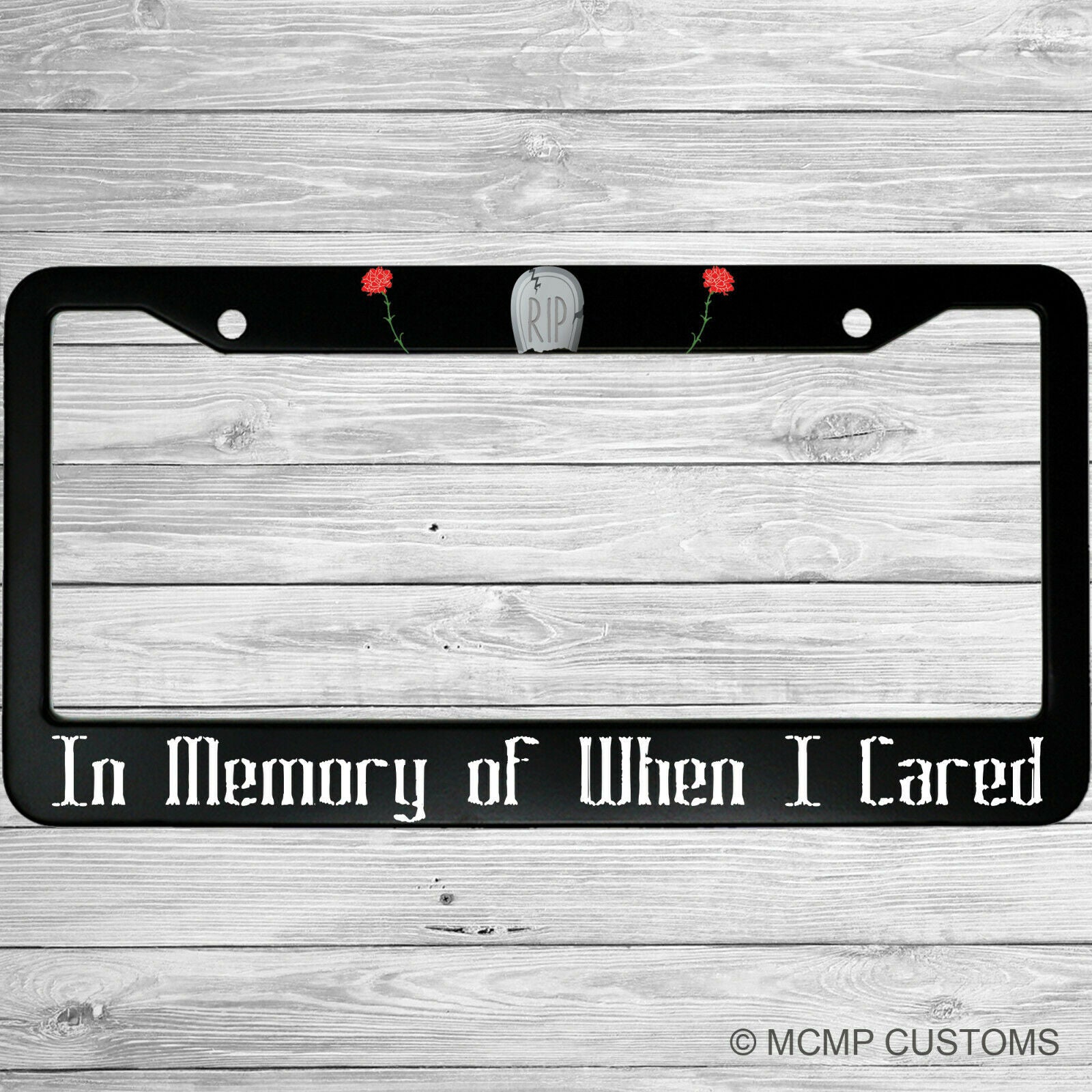 In Memory Of When I Cared
