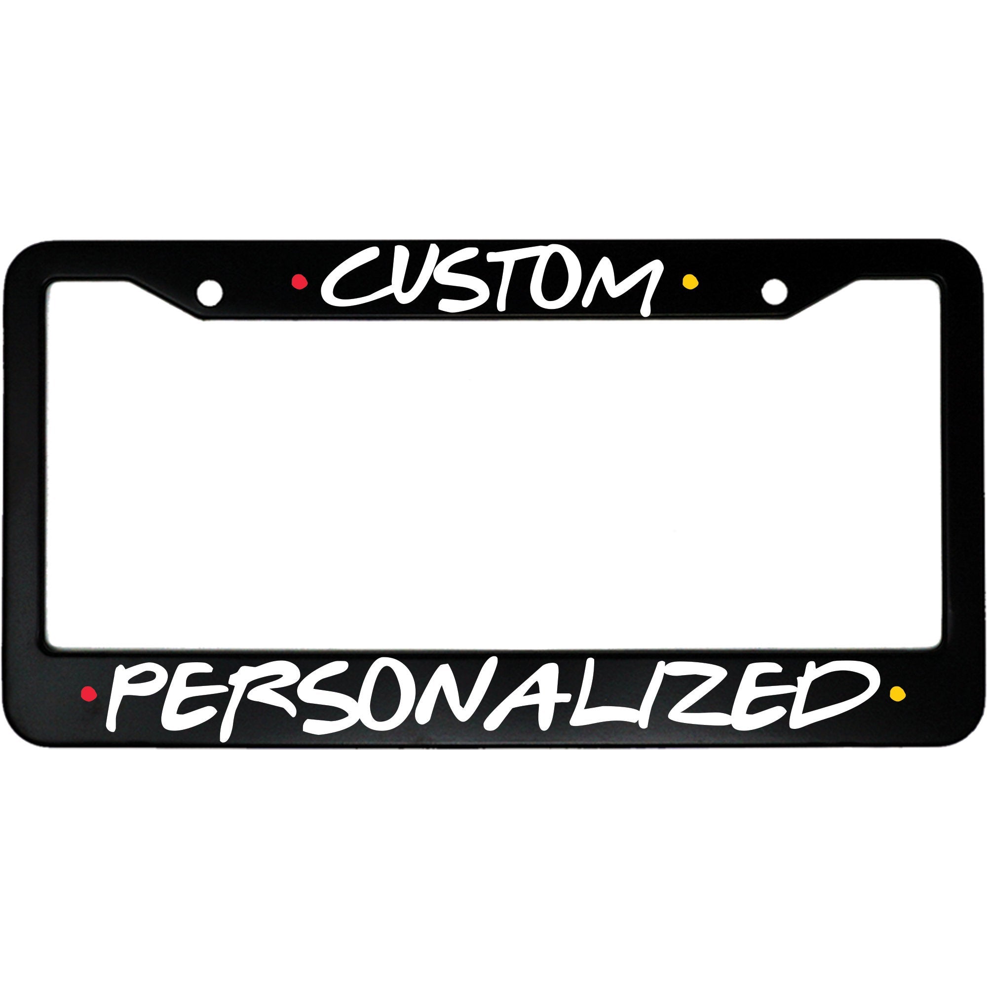 Personalized / Customized Friends TV Show Style Aluminum Car License Plate
