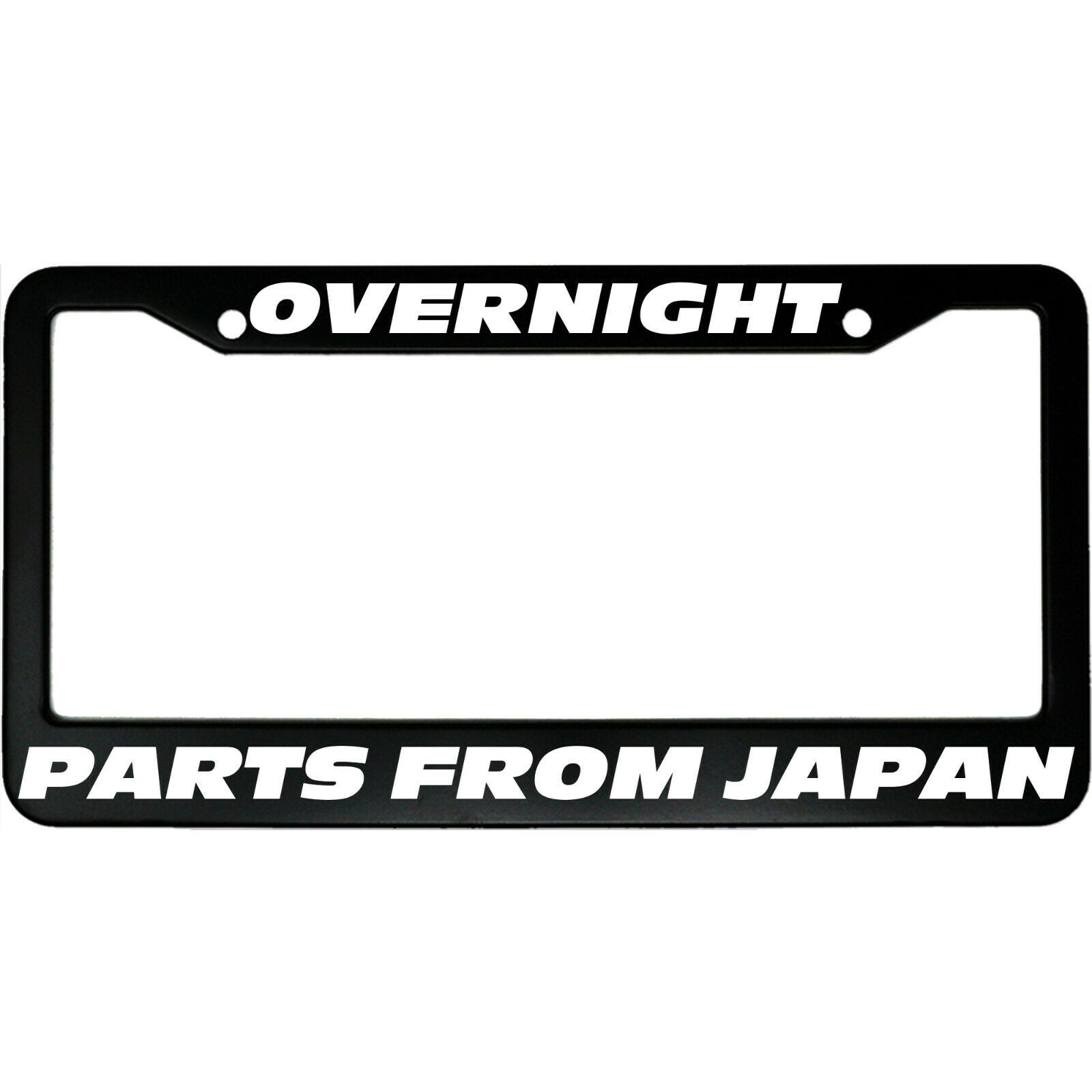 Fast And Furious Overnight Parts From Japan MCMP Overnight Parts From Japan Fast and Furious License Plate Frame