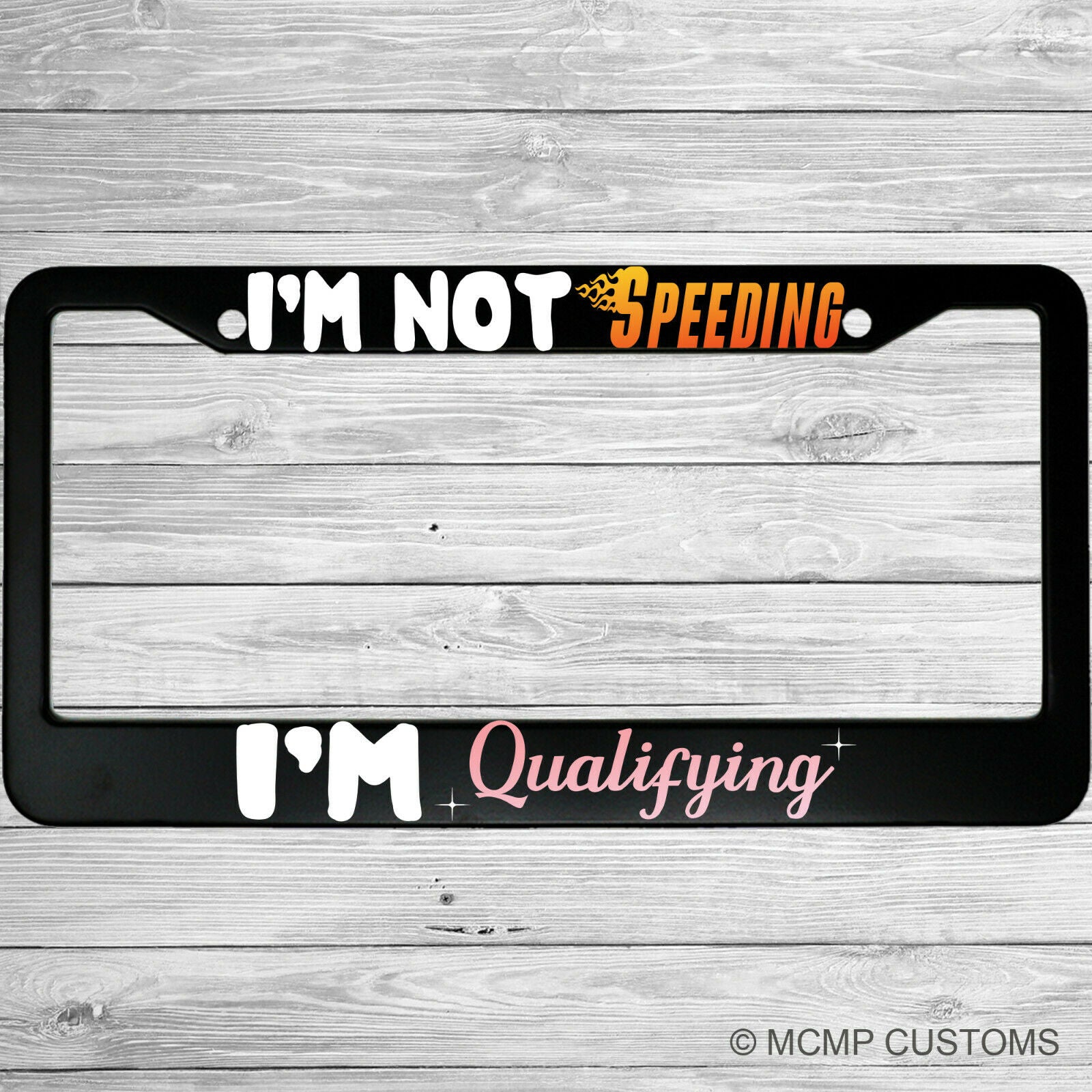 I'm Not Speeding, I'm Qualifying